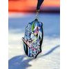 Rincon Black Acrylic Skiing Medal