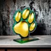 Cannes Printed Acrylic Dog Paw Trophy
