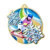Aurum Stainless Steel Skiing Medal