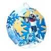 Polygon Stainless Steel Biathlon Medal