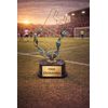 Utrera Soccer ball Pitch Handmade Metal Trophy