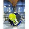 Aurum Stainless Steel Padel Medal