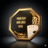 HEX Metal & Wood Poker Plaque