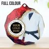 Dodeca Martial Arts Stainless Steel Logo Insert Medal
