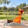 Ovalo Clay Pigeon Sooting Star Glass Award