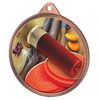 Clay Pigeon Shooting Color Texture 3D Print Bronze Medal