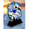 Roswell Black Acrylic Ice Skating Trophy