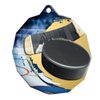Polygon Stainless Steel Ice Hockey Medal