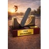 Skateboard Half Pipe Handmade Metal Trophy