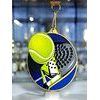 Aurum Stainless Steel Padel Medal
