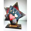 Liano Stainless Steel Card games Trophy