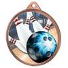 Tenpin Bowling Color Texture 3D Print Bronze Medal