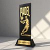 Shadowline Male Padel Metal Trophy