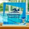 Eloise Swimming Full Colour Printed Glass Award
