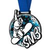 Giant Snowboard Black Acrylic Medal