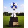 Sealy Silver and Blue Tower Soccer Trophy