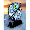Roswell Black Acrylic Ski Jumping Trophy