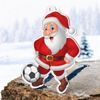 Jolly Father Christmas Soccer Medal