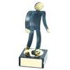 Toledo Soccer ball Player Handmade Metal Trophy