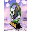 Onyx Stainless Steel Soccer Trophy