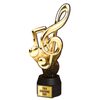 Frontier Classic Real Wood Music Note Trophy