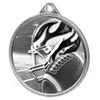 American Football Classic Texture 3D Print Silver Medal