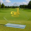 Vanguard Glass and Metal Fusion Golf Putter Trophy