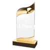 United Acrylic Wood Classic Volleyball Trophy