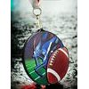 Rincon black acrylic American Football medal