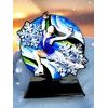 Roswell Black Acrylic Ice Skating Trophy