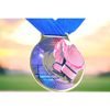 Sacul Boxing Color Texture 3D Print Medal