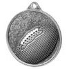 Gridiron Football Classic Texture 3D Print Silver Medal