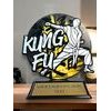 Roswell black acrylic Kung Fu trophy