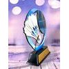 Onyx Stainless Steel Badminton Trophy