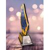 Infinity Metal & Black Acrylic Custom Award