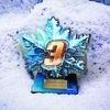 Cannes Printed Acrylic Snowflake 3 Trophy