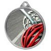 Cycling Color Texture 3D Print Silver Medal
