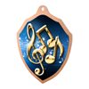 Molten Stainless Steel Music Medal