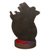 Rodeo Pink Hat Real Wood Trophy