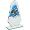 Levita Skiing Color Glass Award