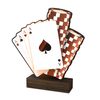 Sierra Classic Poker Aces Real Wood Trophy