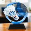 Onyx Stainless Steel Badminton Trophy