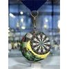 Polygon Stainless Steel Darts Medal