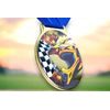 Sacul Motosport Color Texture 3D Print Medal