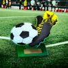 Cannes Printed Acrylic Soccer Boot Trophy