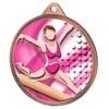 Gymnastics Girls Classic Color Texture 3D Print Bronze Medal