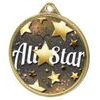 Bronze Value Custom 3D Texture Printed Medal