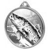 Trout Fishing Texture Classic Print Silver Medal