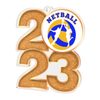Netball Shooter 2023 Acrylic Medal
