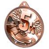 5k Running Texture Classic 3D Print Bronze Medal